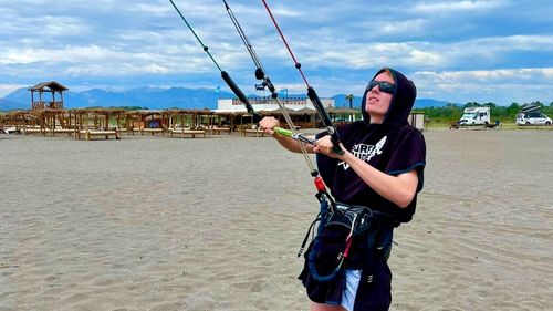 Ulcinj: Landübung an der Kite- und Wingsurf Station