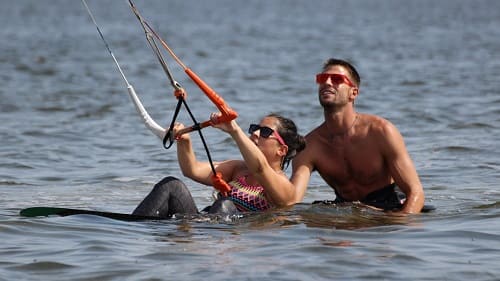 Marsala: Schulungsbild von der Kite- und Windsurf Station