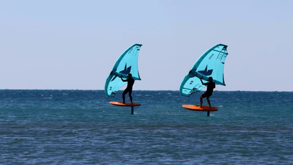 Ulcinj: Wingfoilen an der Kite- und Wingsurf Station