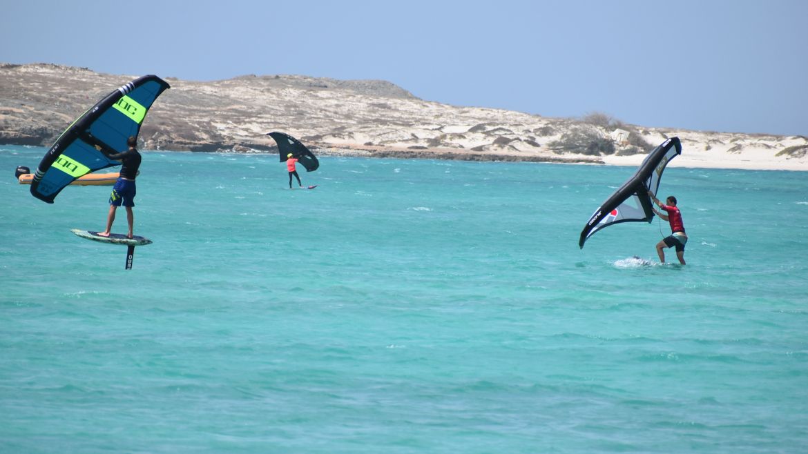 Boa Vista: Wingsurfen an der Kite- und Wing/Windsurf Station 