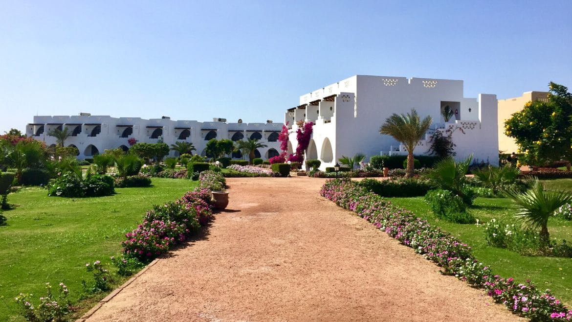 El Naaba: Außenbereich des Komforthotel El Naaba: Außenbereich des Komforthotel