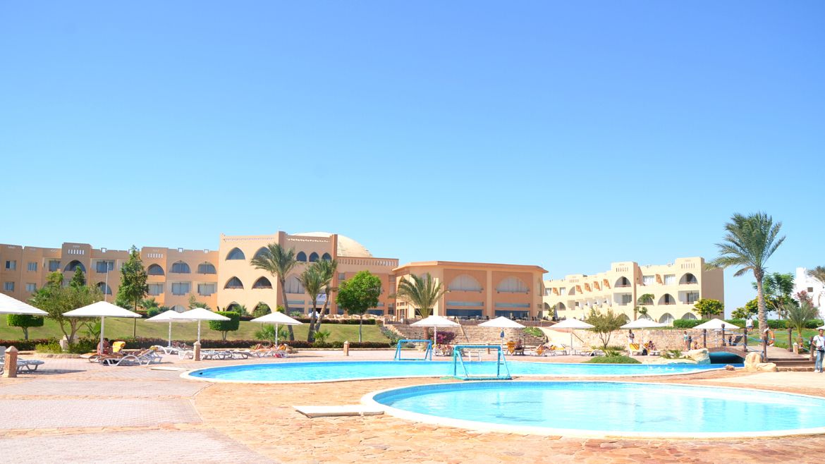 El Naaba: Blick auf den Pool des Komforthotel
