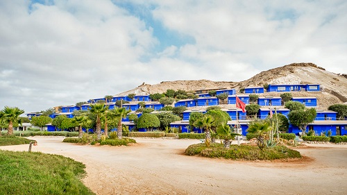 Dakhla: Außenansicht des Windsurfhotels