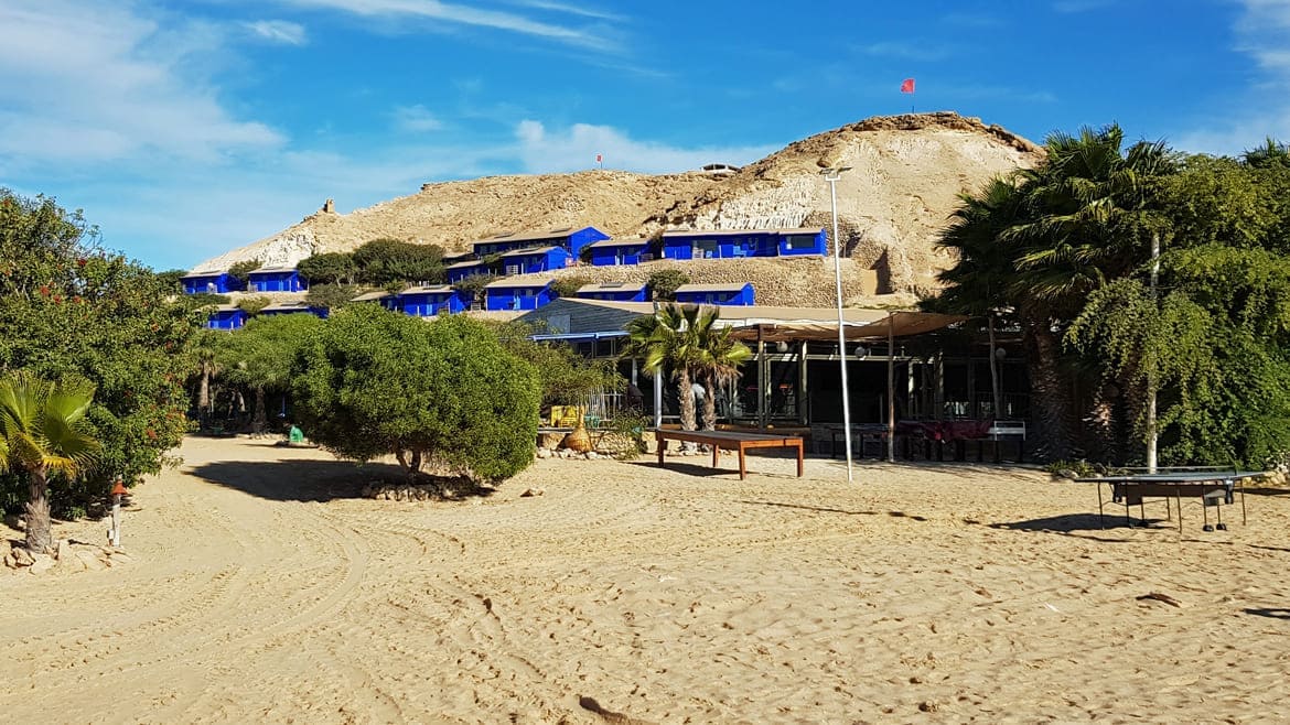 Dakhla: Genügend Platz bietet das Surfhotel für weitere Aktivitäten Dakhla: Genügend Platz bietet das Surfhotel für weitere Aktivitäten