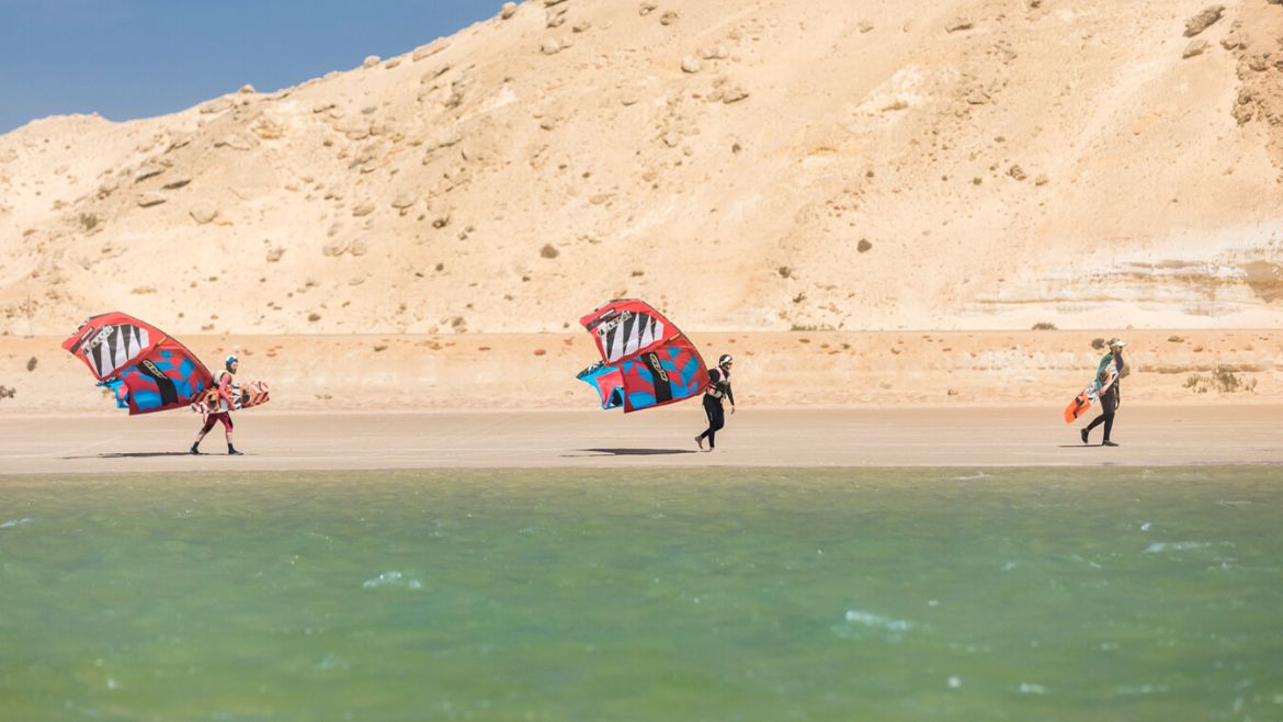 Dakhla: Kitesurfen im Dakhla Kite- und Wingsurf Camp Dakhla: Kitesurfen im Dakhla Kite- und Wingsurf Camp