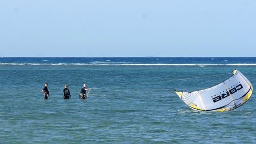 El Naaba: Schulungsbild von der Kite- und Wing/Windsurf Station