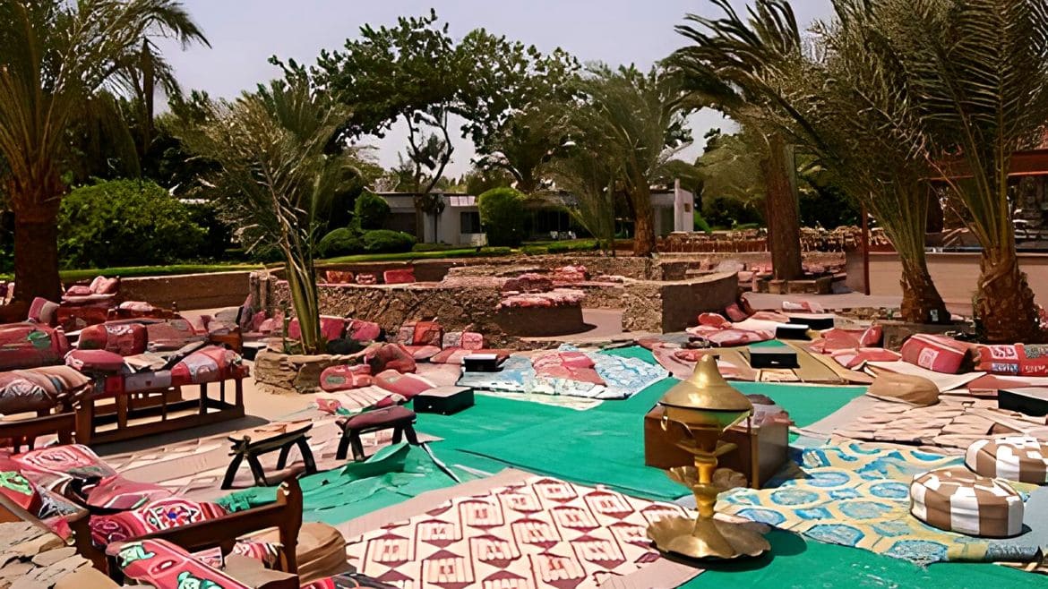 Soma Bay: Chillout-Bereich im Komforthotel Soma Bay: Chillout-Bereich im Komforthotel