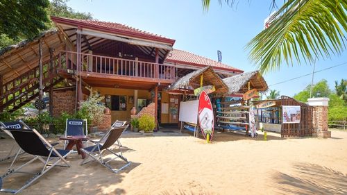 Kalpitiya: Blick auf ddie Kite- und Wing/Windsurf Station