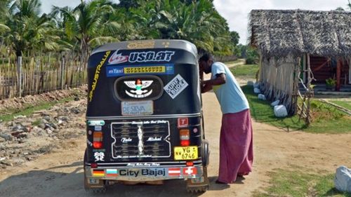 Kalpitiya: Mit dem Tuk Tuk in den ort fahren