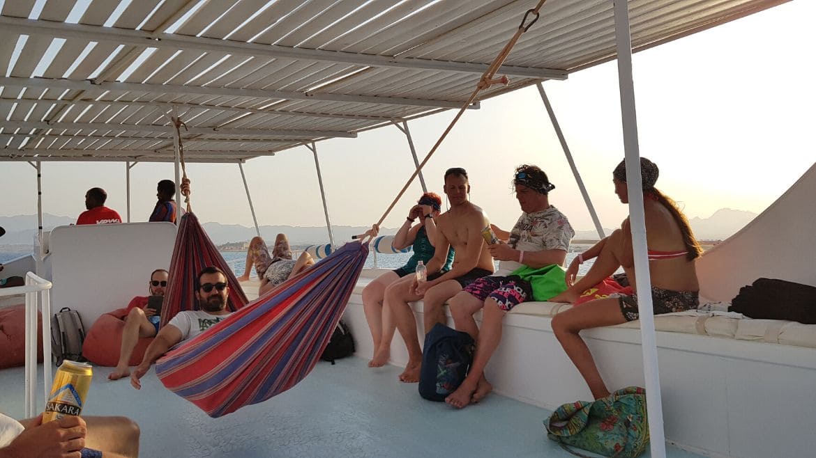 Soma Bay: Nettes Zusammensein auf dem Kite Boot