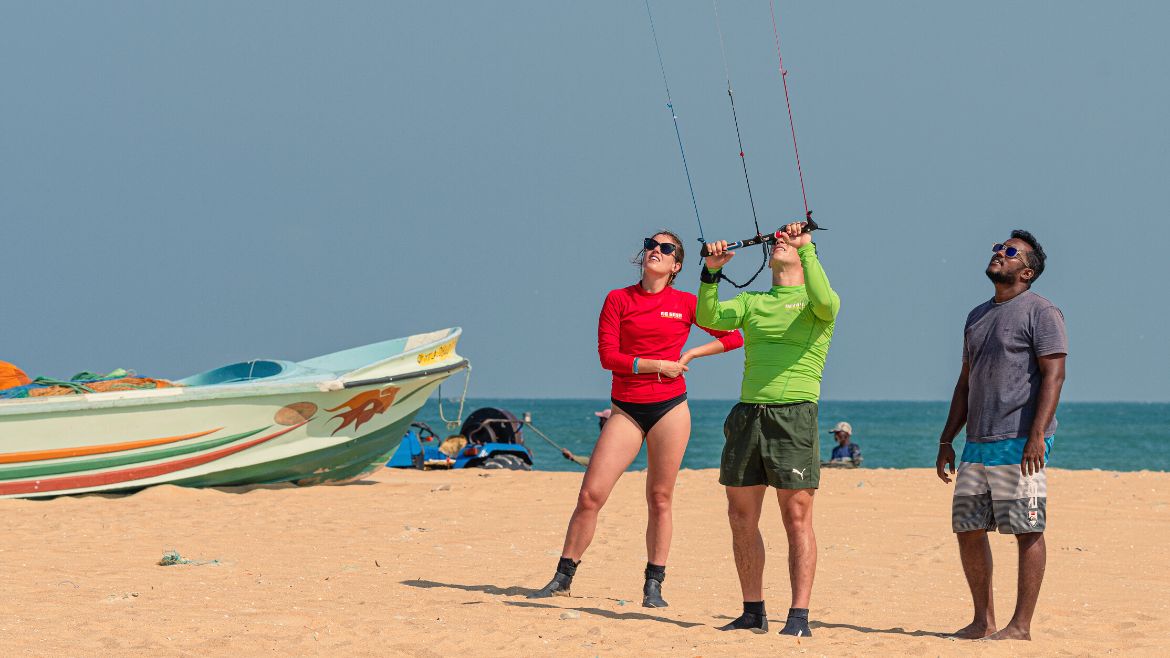 Kalpitiya: Schulungsbild von der Kite- und Wing/Windsurf Station