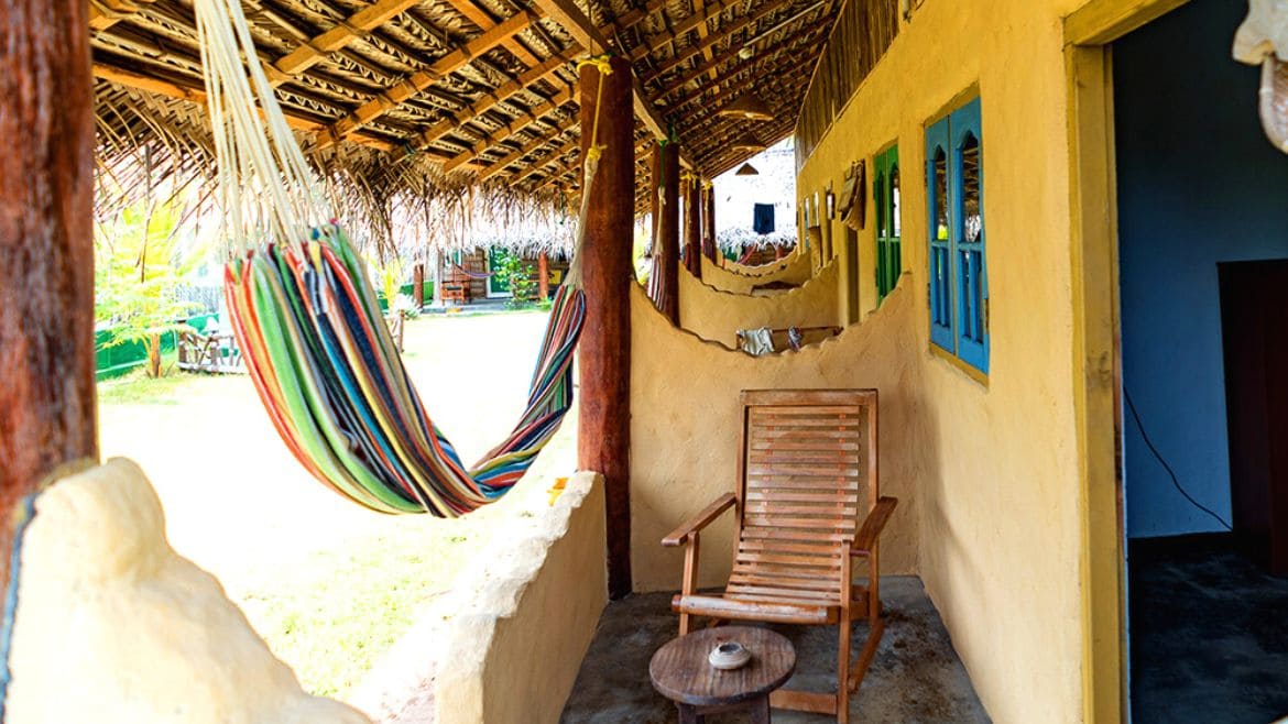 Kalpitiya: Terrasse der Standard Zimmer Kalpitiya: Terrasse der Standard Zimmer