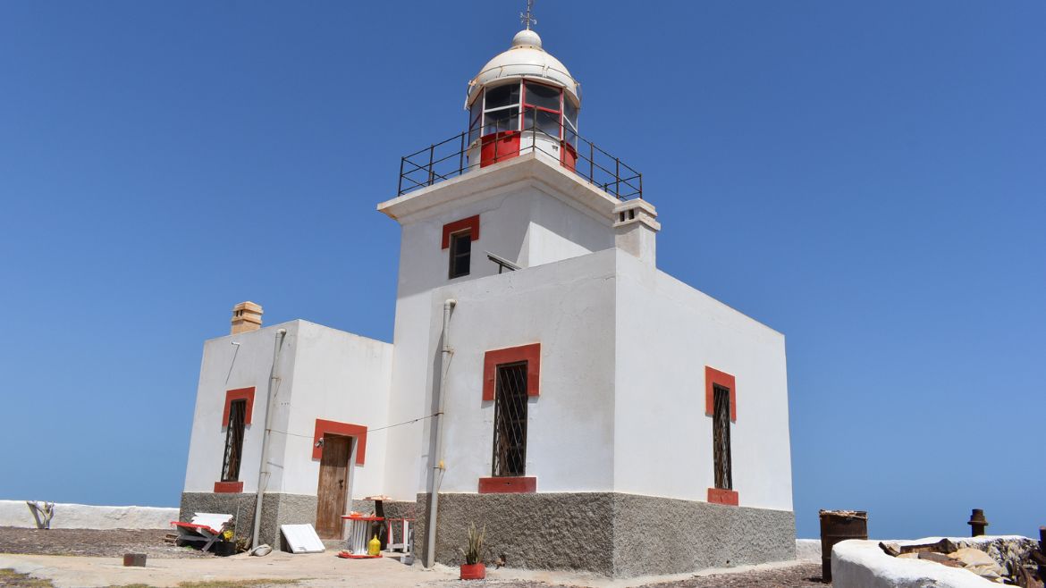 Kapverden: Leuchtturm mit Blick auf die Ostküste