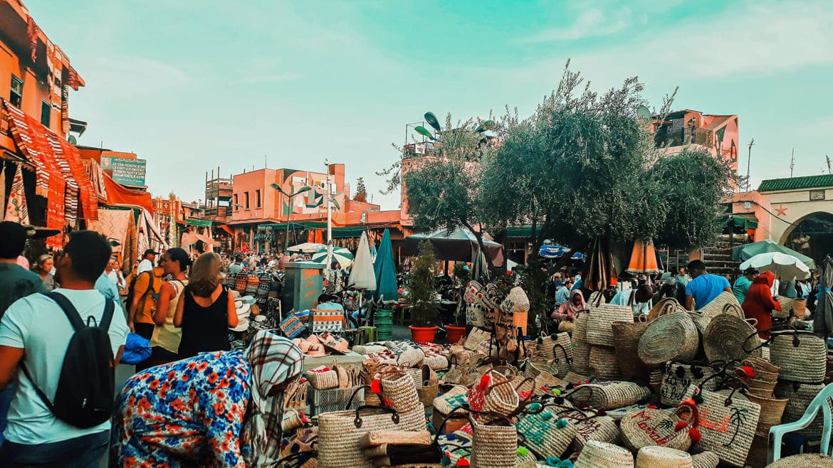Marokko: Markt in Dakhla-Stadt