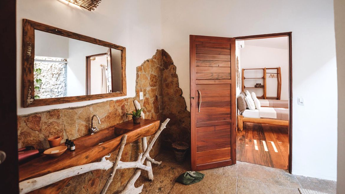 Ilha do Guajirú: Badezimmer der Deluxe Family Zimmer 