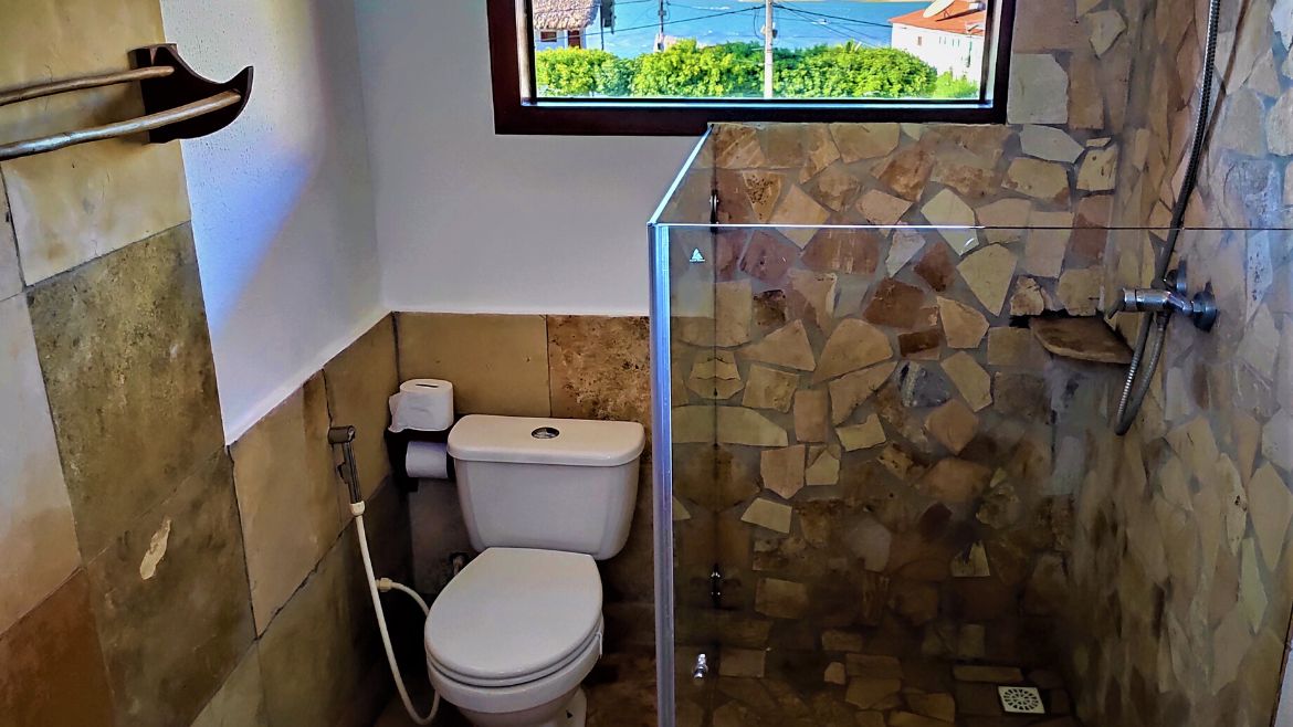 Ilha do Guajiru: Badezimmer der Gardenhouse Zimmer