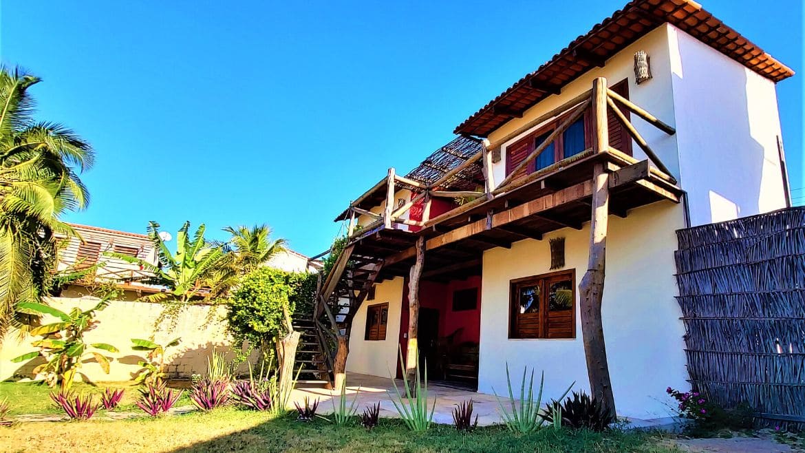 Ilha do Guajiru: Blick auf das Gardenhouse 