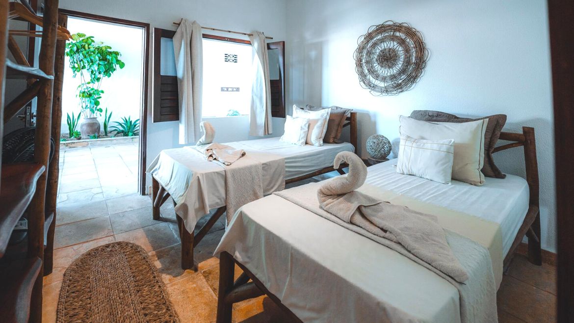 Ilha do Guajirú: Unsere Classic Zimmer sind auch mit Twin-Betten möglich