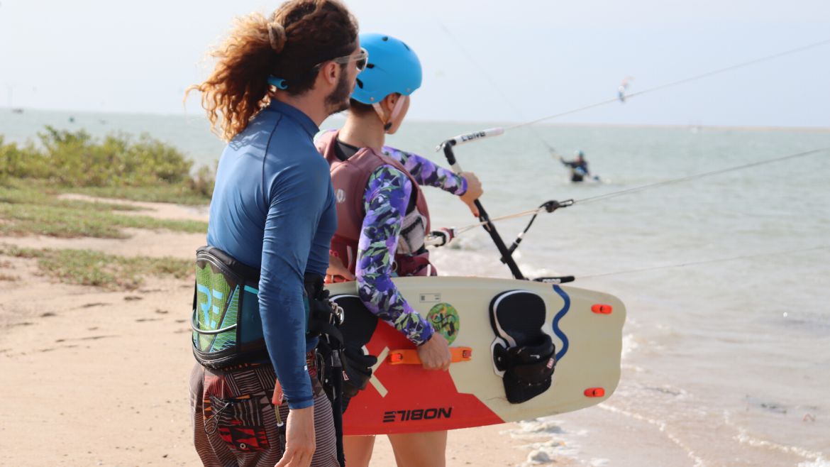 Ilha do Guajiru: In der Ilha do Guajirú findet man ideale Schulungsbedingungen