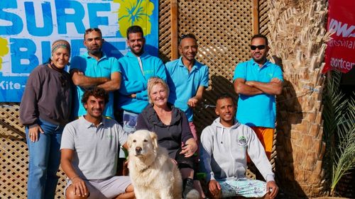 Soma Bay: Das Team der Kitesurf Station Safaga