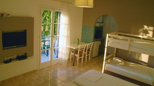 Naxos: Übersicht des Familien Appartements