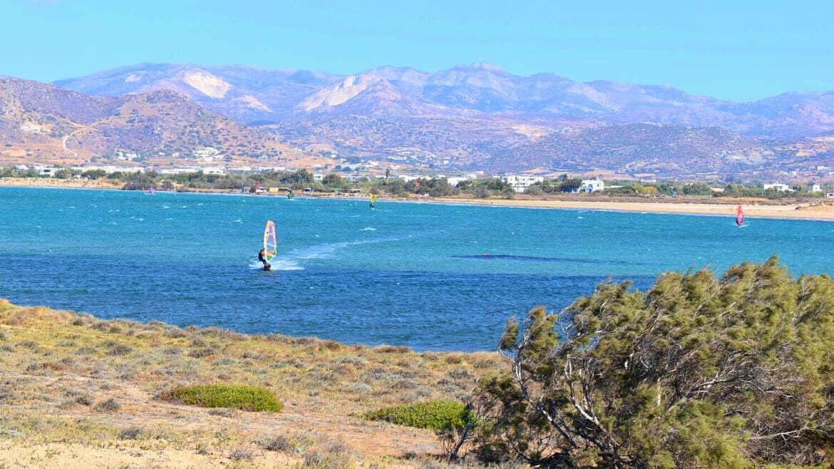 Naxos: Die Lagune bietet ausreichend Platz