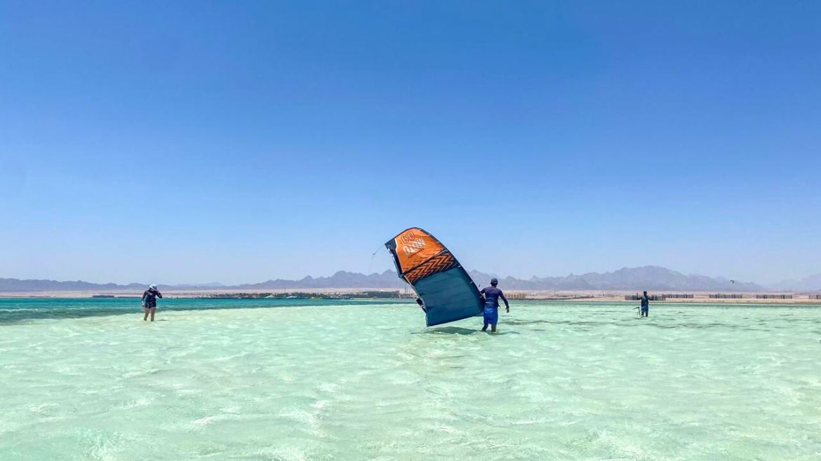 Soma Bay: Großer Stehbereich in der Soma Bay