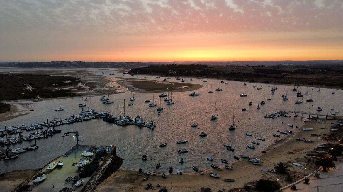 Algarve: Hafen von Alvor