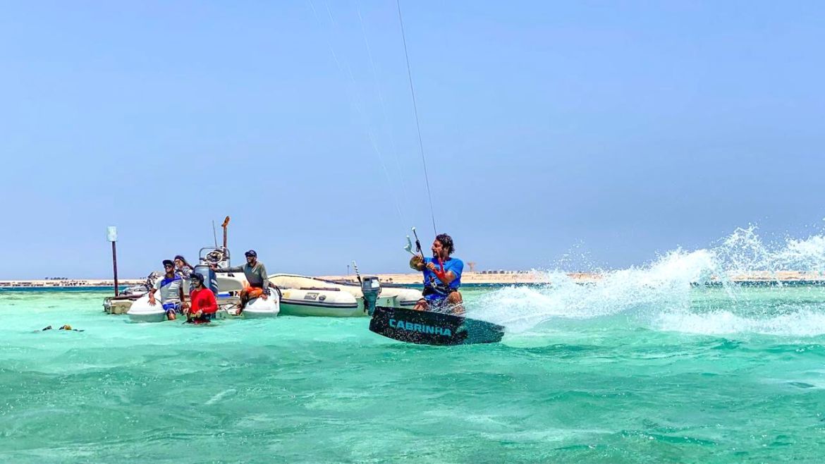 Soma Bay: Kitesurfen in der Soma Bay Soma Bay: Kitesurfen in der Soma Bay
