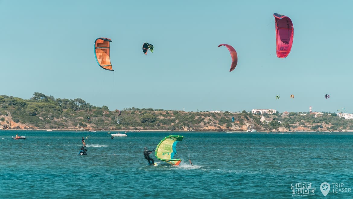 Algarve: Top Bedingungen zum Kitesurfen
