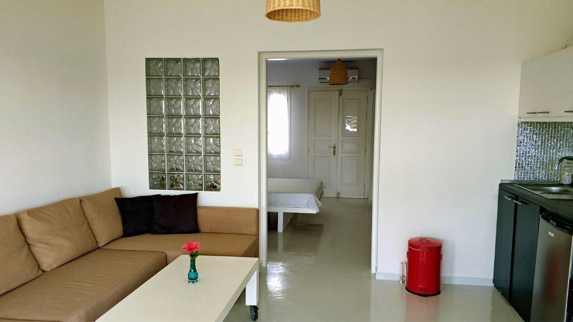 Naxos: Übersicht des Deluxe Appartement