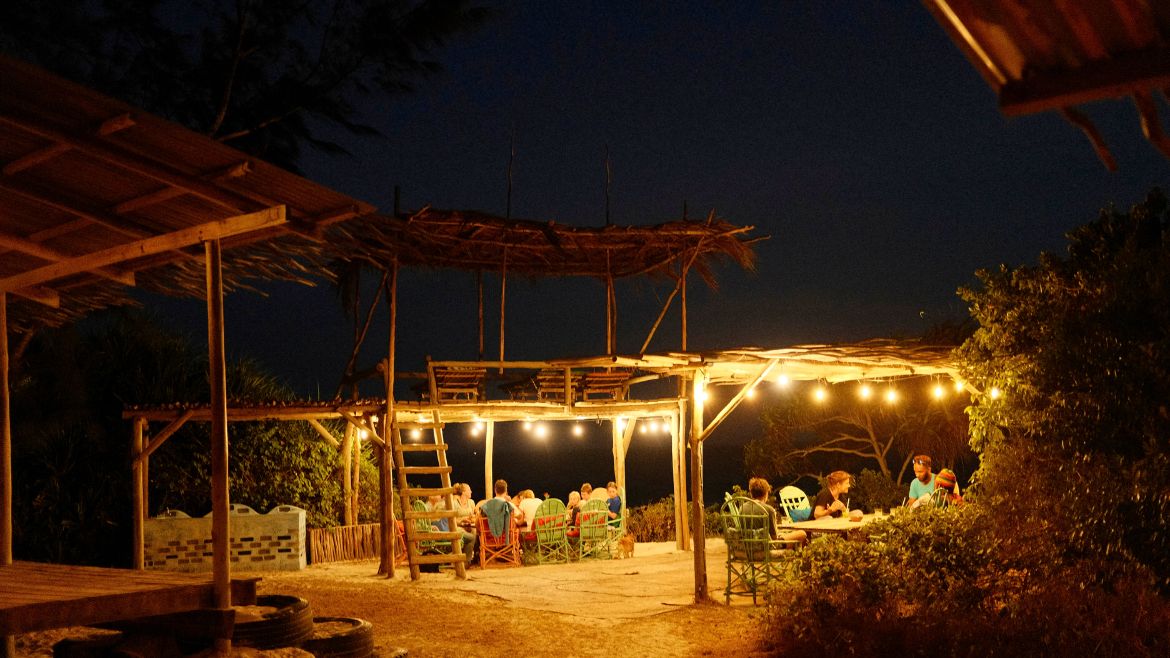 Kilifi: Den Abend an der Beachbar ausklingen lassen