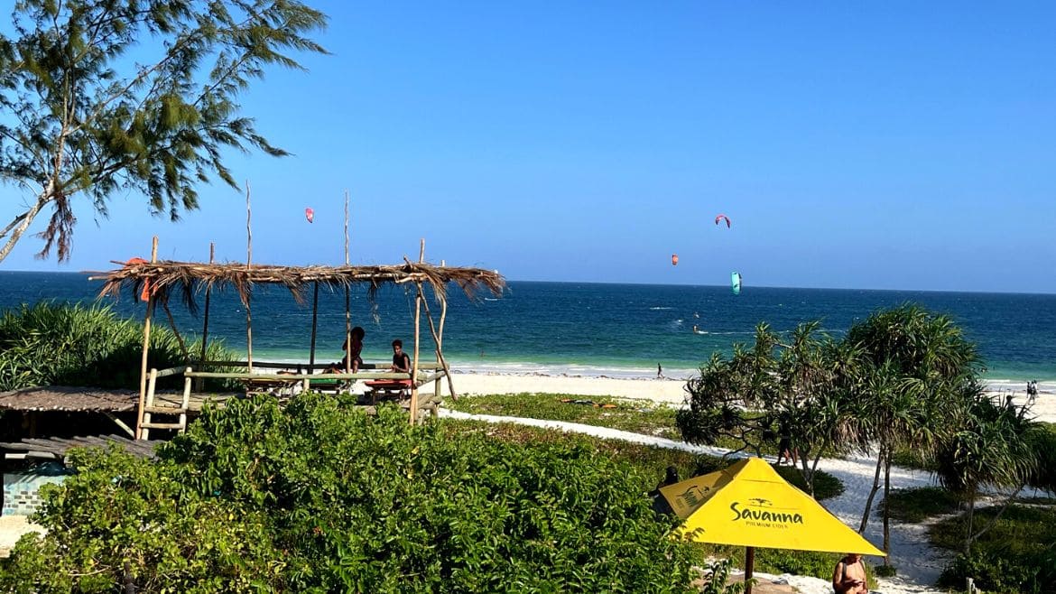 Kilifi: Toller Blick auf den Bofa Beach