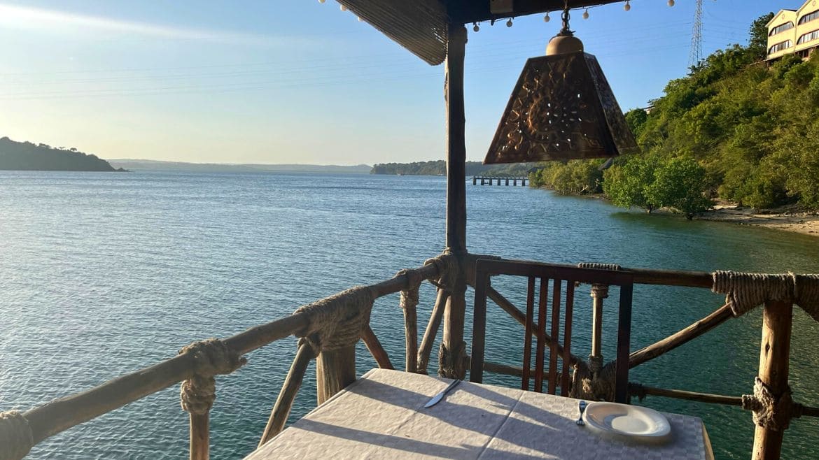 Kilifi: Toller Blick auf den Kilifi Creek vom Nautilus Restaurant Kilifi: Toller Blick auf den Kilifi Creek vom Nautilus Restaurant
