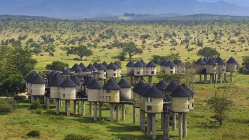Kenia: Blick auf die Taita Hills Lodge