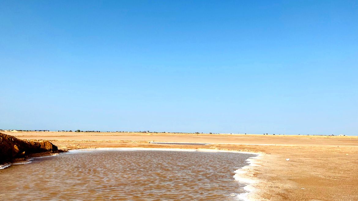 Zarzis: Salzsee von Zarzis Zarzis: Salzsee von Zarzis